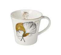 Taza de café y té Ginkgo Blanco Lotus Yin Yang