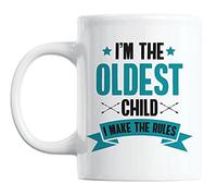Taza De Café Yo Soy El Hijo Mayor, Yo Hago Las Reglas. Vintage Taza De Café De Cerámica Resistente Taza De Porcelana Para Recuerdos Oficina Familiare