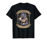 Taza de café Zombie Morning Dead Funny Halloween Brain Lover Camiseta