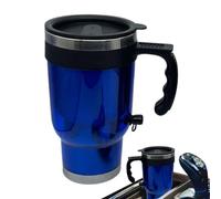Taza de calefacción para coche, taza eléctrica para coche | Hervidor de coche de 450 ml,Caldera de agua rápida de 12 V, hervidor de café portátil con revestimiento de acero inoxidable para conducte