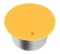 Taza de cápsulas de café, cápsula de café, práctica de acero inoxidable de 40 ml para cafetera Dolce Gusto(yellow)