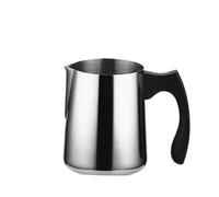 Taza de cera con mango for espuma de leche, de acero inoxidable, 600/900ml, Espresso artesanal, taza de espuma for crema de leche, café en casa, 2 uds. Para café(600ml)