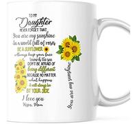 Taza De Cerámica À Ma Fille, De La Part De Maman Personalizada Taza De Café Colorido Tazas De Desayuno Para Recuerdos Té Decorar