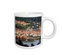 Taza De Cerámica Alemania Baden-Wurtemberg Heidelberg Town House Y El Río Neckar Colorido Taza Café Diseño Mug Para Amiga Leche Espresso