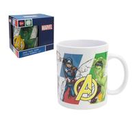 Taza de cerámica Avengers Marvel modelo taza tazón para desayuno 325 ml para niños
