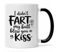 Taza De Cerámica Baiser Drôle Et Amusant Colorido Taza De Café De Cerámica Divertido Tazas De Desayuno Para Decorar Recuerdos Familiare