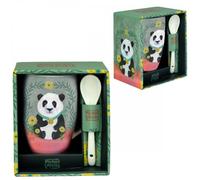 Taza De Cermica Con Cuchara Enesco Panda