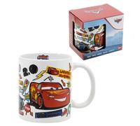 Taza de cerámica con diseño de Cars de Disney, taza de desayuno para niños de 325 ml