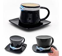 Taza de cerámica creativa de One Piece, taza de café Sabo's Hat, regalo de cumpleaños, Navidad, día de San Valentín, aniversario, taza para leche, café, jugo (Sabo)