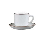 Taza de cerámica de 175 ml para café con leche esmaltada, taza de café blanco de sésamo para el hogar japonés