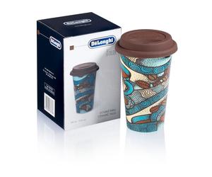 Taza de cerámica de doble pared, 300 ml