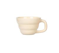 Taza de cerámica de gran capacidad, retro, universal, exquisita, utensilios para beber, color amarillo leche, 300 ml