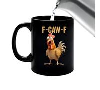 Taza de cerámica | Decoración divertida para todas las estaciones, taza de café de cerámica con diseño de gallo, taza para chocolate, té, leche, agua, cerveza, hogar, camping, dormitorio, hotel