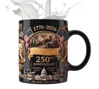 Taza de Cerámica Decoración Hogar Patriótica Americana 250 Aniversario