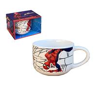 Taza de cerámica, diseño de Spiderman, Marvel, grande, 380 ml, en caja