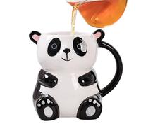 Taza de cerámica en forma de panda - Pandamok de cerámica de 500 ml | 3D anda café ug, creativa taza en forma de animal novedad utensilios para beber | Para capuchino té de cerveza servir cocina