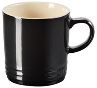 Le Creuset Taza de cerámica de gres, 0, 35 L, Negro Oynx, 70302351400002