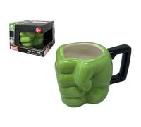 Taza de cerámica Hulk Marvel Avengers 3D modelo mug 430ml personaje tridimensional tazón de desayuno para niños coleccionable