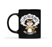 Taza De Cerámica J'Aime Les Gros Joints Et Je Ne Peux Pas Mentir. Chat Fumeur De Joints Drôle. Con Asa Taza Elegancia Mug Para Espresso Amiga Familiare