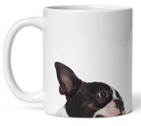 Taza De Cerámica Lindo Perro Terrier De Pie Mirando Hacia Otro Lado Elegancia Taza Diseño Mug Coffee Para Leche Recuerdos Té