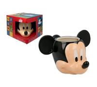 Taza de cerámica Mickey Mouse Disney 3D modelo mug 355ml personaje tridimensional tazón de desayuno para niños coleccionable