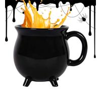 Taza de cerámica para Halloween, diseño de bruja | Cuenco decorativo para bebidas calientes, té helado, zumo con leche, cocina, salón, oficina, fiesta