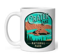 Taza De Cerámica Parc National De Crater Lake, Oregon Diseño Taza Desayuno Resistente Tazas De Desayuno Para Recuerdos Decorar Amiga