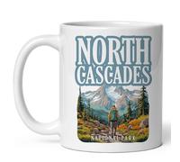 Taza De Cerámica Parc National Des North Cascades, Washington Divertido Taza Te Elegancia Tazas De Desayuno Para Té Espresso Decorar