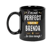 Taza De Cerámica Pas Parfaite, Mais Je Suis Brenda Diseño Taza Café Personalizada Taza De Porcelana Para Decorar Espresso Oficina