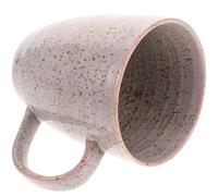 Taza de Cerámica Rayada 350ml Estilo Japonés para café | Cerámica Lisa, Borde Suave, Base Estable, Adecuado para Oficina, Desayuno, Lectura o Restaurante