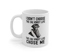 Taza De Cerámica Reformado Yo No Elegí La Vida Calvinista, Los Calvinistas Me Eligieron A Mí Divertido Taza Café Colorido Mug Coffee Para Recuerdos Familiare Oficina