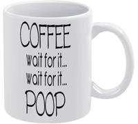 Taza de cerámica retro con texto "Dame un café y dime que soy bonita", taza de café novedosa, taza de té de cerámica con impresión de doble cara para mamá, papá, amigo, esposa, esposo, regalo de 11 oz