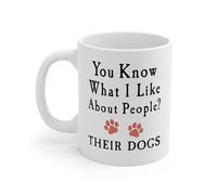 Taza De Cerámica ¿Sabes Lo Que Me Gusta De Las Personas Y Sus Perros? Con Asa Taza Café Divertido Mug Coffee Para Amiga Decorar Familiare