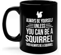 Taza De Cerámica Sois Toujours Toi-Même, Sauf Si Tu Peux Être Un Écureuil. Colorido Taza Café Resistente Taza De Porcelana Para Oficina Té Familiare