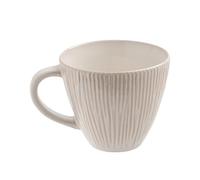 Taza de cerámica, tazas de café, utensilios de cocina, vasos para uso diario, asas grandes, capuchino, sopa, café con leche, diseño de gran capacidad, Optinum en ergonomía, 340 ml