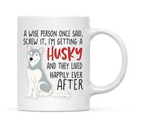 Taza De Cerámica Una persona sabia dijo una vez: ¡Al diablo con todo! Taza | Compañeros Mujeres 2 unidades-330ml Divertido Tazas De Té Reutilizable Tazas Desayuno Amigos Cumpleaños