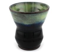 Taza de cerámica Yerba Mate Cuia 250 - 300 ml Shadow Tide - Gres Matero hecho a mano - Chimarrao Mate Taza Brasileña con borde ancho - Accesorios Yerba Mate