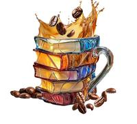 Taza de cereales para desayuno, diseño vintage de libro pintado en 3D, vasos de agua de vidrio, resistentes al calor, suministros de cocina para whisky, cerveza, cócteles