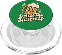 Taza de Cerveza con Texto en inglés Drink Up Buttercup PopSockets PopGrip para MagSafe