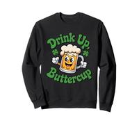 Taza de Cerveza con Texto en inglés Drink Up Buttercup Sudadera