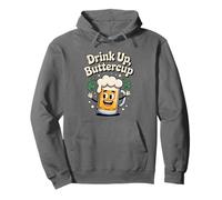 Taza de Cerveza con Texto en inglés Drink Up Buttercup Sudadera con Capucha