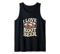 Taza de Cerveza con Texto en inglés I Love Root Camiseta sin Mangas