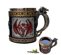 Taza de cerveza de acero inoxidable, taza de café de acero inoxidable | Taza de la máquina del Renacimiento medieval Steampunk,Taza de té retro, taza de agua retro para madre, padre, amigos
