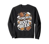 Taza de Cerveza Powered by Root para Amantes del Barril espumoso Sudadera