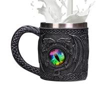 Taza de cerveza Stein | Tazas nórdicas y celtas Men - Dragon's Eye Norse & Celtic Men Tazas, Medievalbeer Tankard for Men Dragon Lovers
