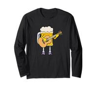 Taza de Cerveza Tocando la Guitarra Manga Larga