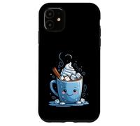 Taza de Chocolate Caliente con Malvaviscos y Canela Carcasa para iPhone 11