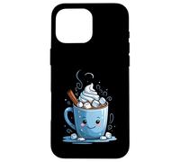Taza de Chocolate Caliente con Malvaviscos y Canela Carcasa para iPhone 16 Pro MAX
