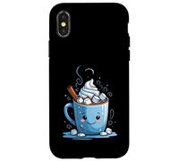 Taza de Chocolate Caliente con Malvaviscos y Canela Carcasa para iPhone X/XS