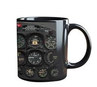Taza de cofre creativo, taza de cerámica novedad,Tazas de tablero de cerámica para aviones | Taza de café portátil con asa, tazas de té multifuncionales para capuchino, agua